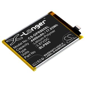 OPPO älypuhelinten K9 Pro / K9 Pro 5G yhteensopiva akku 4400mAh