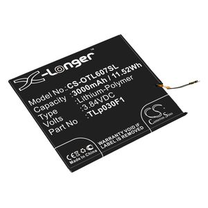 Alcatel älypuhelinten Idol 4 Pro / Idol 4s Dual Sim yhteensopiva akku 3000mAh