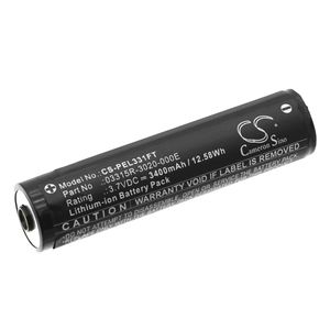 Pelican taskulampun 3315RZ1 / 3315RZ1-RA yhteensopiva akku 3400mAh
