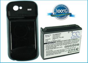 Samsung GT-I9020, GT-I9020T, Nexus S, Nexus S 4G yhteensopiva akku 2800 mAh laajennetulla takakannella