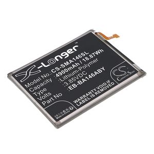 Samsung puhelimen Galaxy A14 5G / SM-A146M yhteensopiva akku 4900mAh