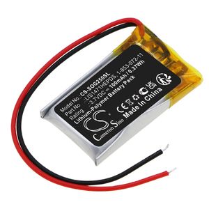 Sony 3D -lasien TDG-250 / TDG-BR250 yhteensopiva akku 100mAh