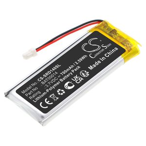 Cardo langattomien kuulokkeiden Packtalk Edge yhteensopiva akku 700mAh