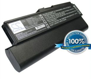 Toshiba Satellite L312, Portege M800, Portege M808, Satellite U400, Satellite U405 akku, 8800 mAh Musta