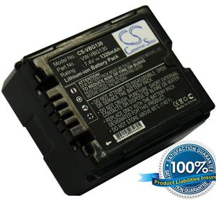 Panasonic VW-VBG130, VWVBG130, VW-VBG130-K yhteensopiva akku 1320 mAh - Uusi versio