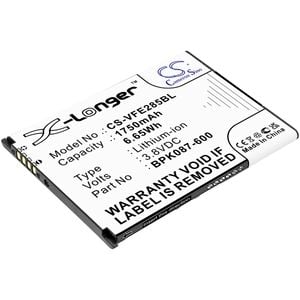 Verifone maksupäätteen E285 / IPAY E285 yhteensopiva akku 1750mAh