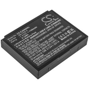 Zjiang kannettavien tulostimen ZJ-5802 / ZJ-8001 yhteensopiva akku 1100mAh