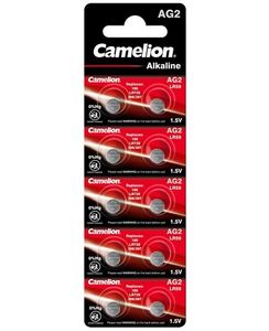 Camelion AG2, G2, LR726, LR59, 196, SR726W, GP96A, 396 nappiparisto 10 kpl pakkaus