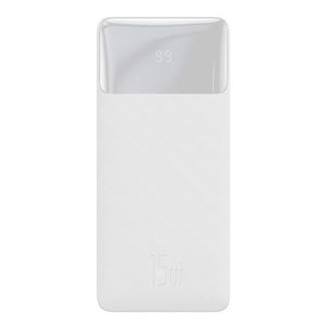 Baseus Powerbank Varavirtalähde Bipow 20000mAh -  2xUSB - USB-C 15W - Valkoinen