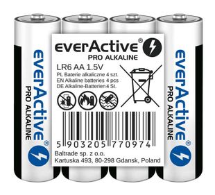 everActive Pro LR6 / AA Alkali Paristo - 4 kpl