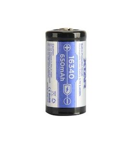 XTAR 16340 3.7 V Akku 650 mAh suojapiirillä 