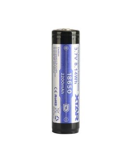 XTAR 18650 3.7 V Akku suojapiirillä 2600 mAh