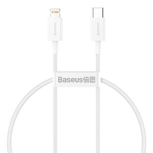 Baseus Superior PD USB-C - Lightning kaapeli 20W 0,25m - Valkoinen