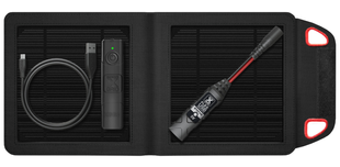 Noco XGS4 USB, 4 W aurinkopaneeli + XGB3-varavirtalähde - musta