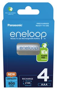 Panasonic Eneloop R03 / AAA BK-4MCDE/2BE Akkuparisto 800 mAh - 4kpl