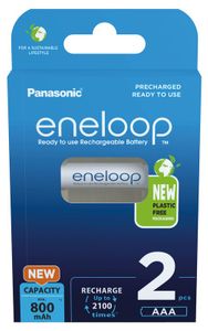 Panasonic Eneloop R03 / AAA BK-4MCDE/2BE Akkuparisto 800 mAh - 2kpl