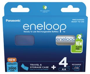 Panasonic Eneloop R6 / AA BK-3MCDEC4BE Akkuparisto 2000 mAh - 4kpl