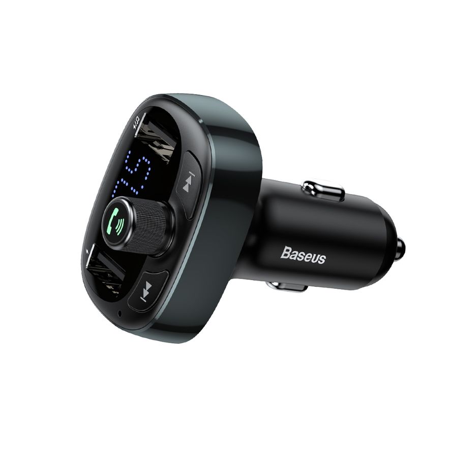 Baseus FM Lähetin / autolaturi T-type Bluetooth, MP3 - Musta