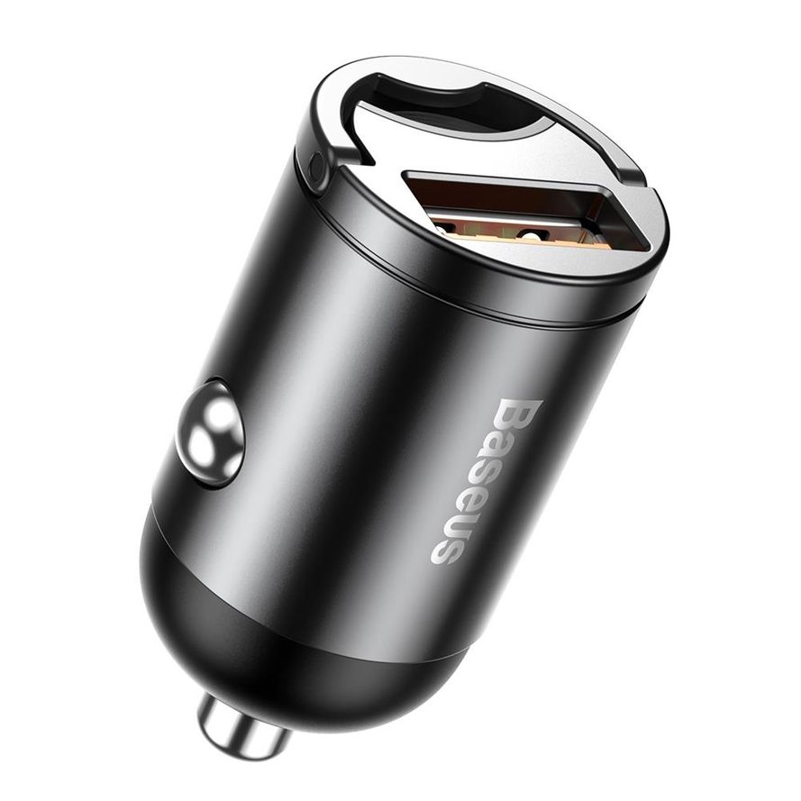 Baseus  Tiny Star Mini autolaturi QC 3.0 USB 30W - Harmaa