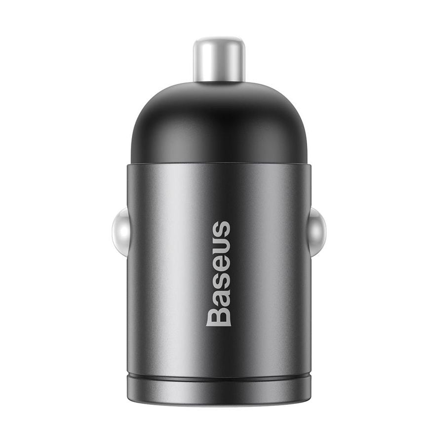 Baseus  Tiny Star Mini autolaturi QC 3.0 USB 30W - Harmaa