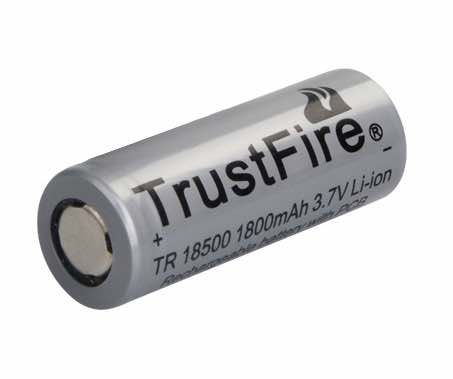Trustfire 18500 1800 mAh Li-ion akku suojapiirillä