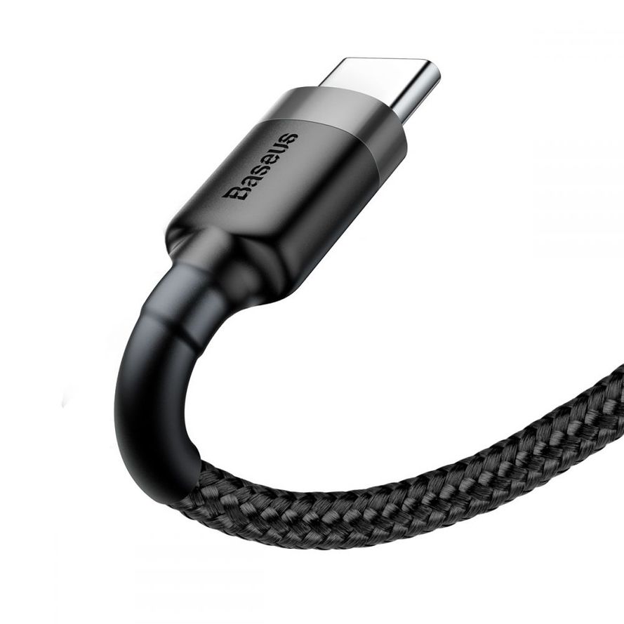 Baseus Cafule USB-C-kaapeli 3m 2A - musta