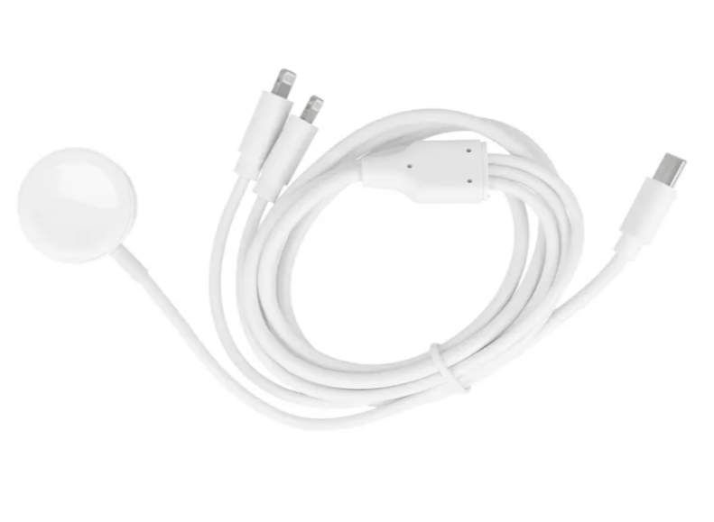 Apple Watch 3in1 Magneettinen Latauskaapeli 2 x Lightning - USB-C - C3168