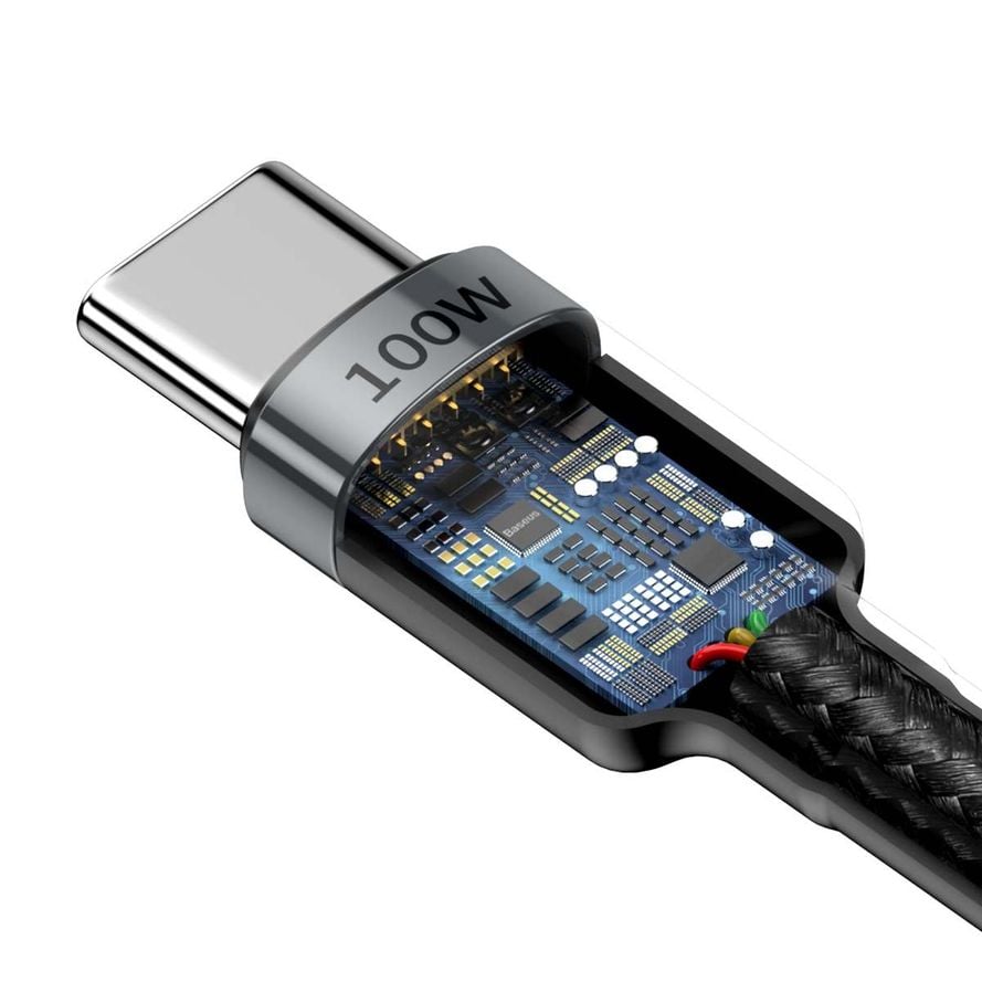Baseus Cafule PD USB-C - USB-C Kaapeli 2m 100W (20V 5A) Musta