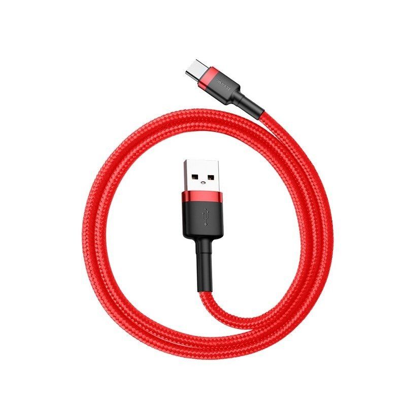 Baseus Cafule USB-C kaapeli 1m 3A - punainen