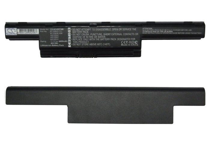 Acer Aspire 4551, Aspire 5741, TravelMate 5740, TravelMate 8472 akku 4400 mAh