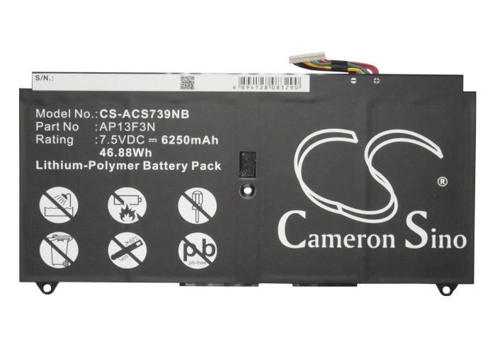 Acer Aspire S7 akku 6250 mAh