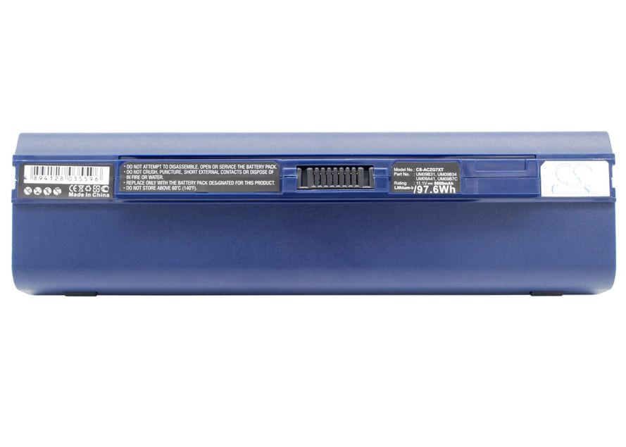 Acer Aspire One 531, Aspire One 751, Aspire One 751-Bk23 akku 8800 mAh