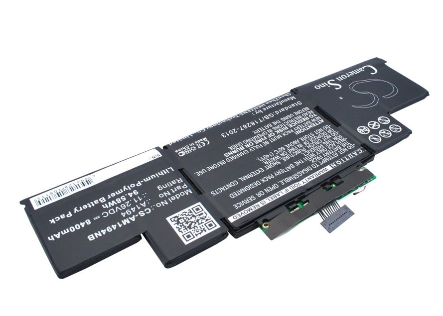 MacBook Pro 15 Retina Late 2013 ja Mid-2014 A1398 - A1494 akku 8400 mAh 