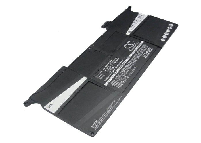 Macbook Air 11-tuumaa 2013 2014 2015 A1495 akku 5100 mAh musta