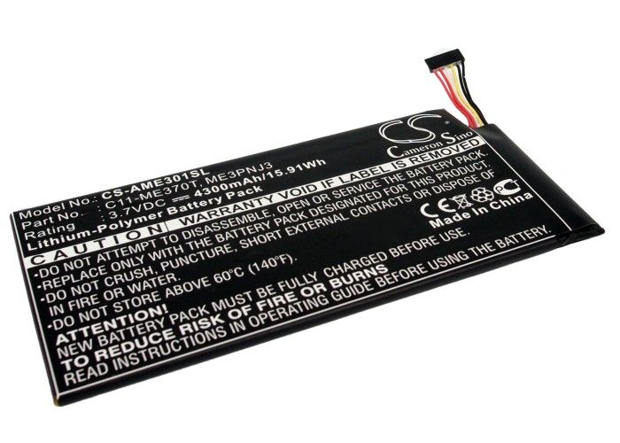 Asus K009 ja Google Nexus 7 akku 4300 mAh