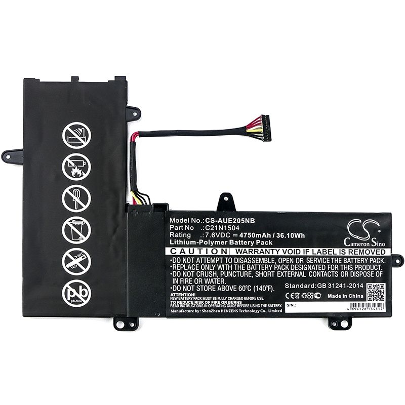 Asus E205 akku 4750 mAh