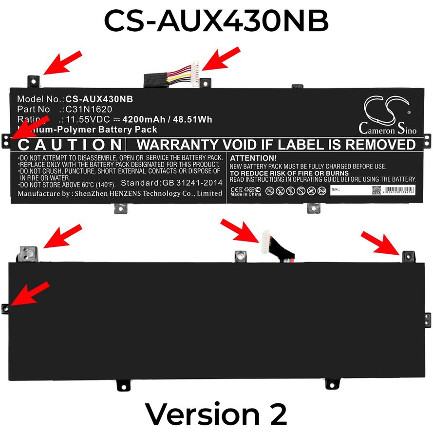 Asus ZenBook UX430 akku 4200mAh