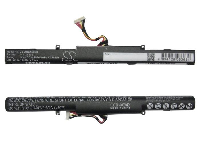 Asus A450J, K550D, X450J akku 2200 mAh