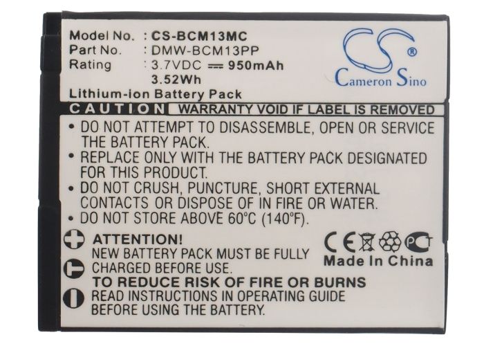 Panasonic DMW-BCM13 akku - 950 mAh