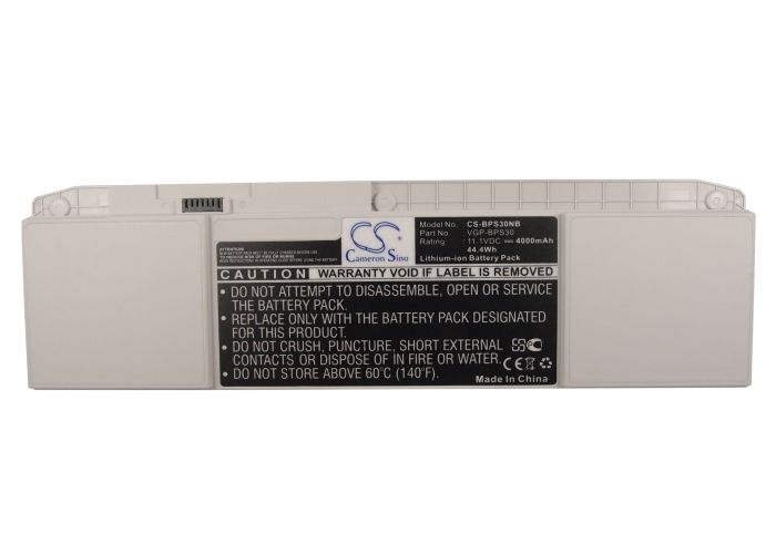 Sony VAIO SVT-11 ja SVT-13 VGP-BPS30 akku 4000 mAh - Hopea