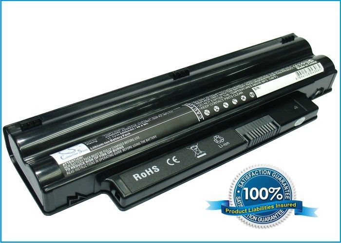 Dell Inspiron Mini 10 1012, Inspiron Mini 1012, Inspiron Mini 1018 akku 4400 mAh - Musta