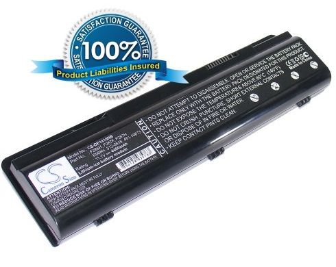 Dell Inspiron 1410, Vostro 1014, Vostro 1015, Vostro A840, Vostro A860, Vostro1088 akku 4400 mAh - Musta