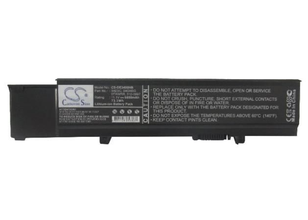 Dell Vostro 3400, Vostro 3500, Vostro 3700 akku 6600 mAh - Musta