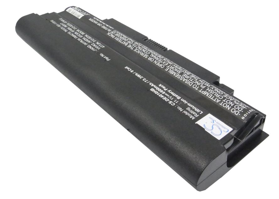 Dell Inspiron 13R, 14R, 15R, 17R akku 6600 mAh - Musta