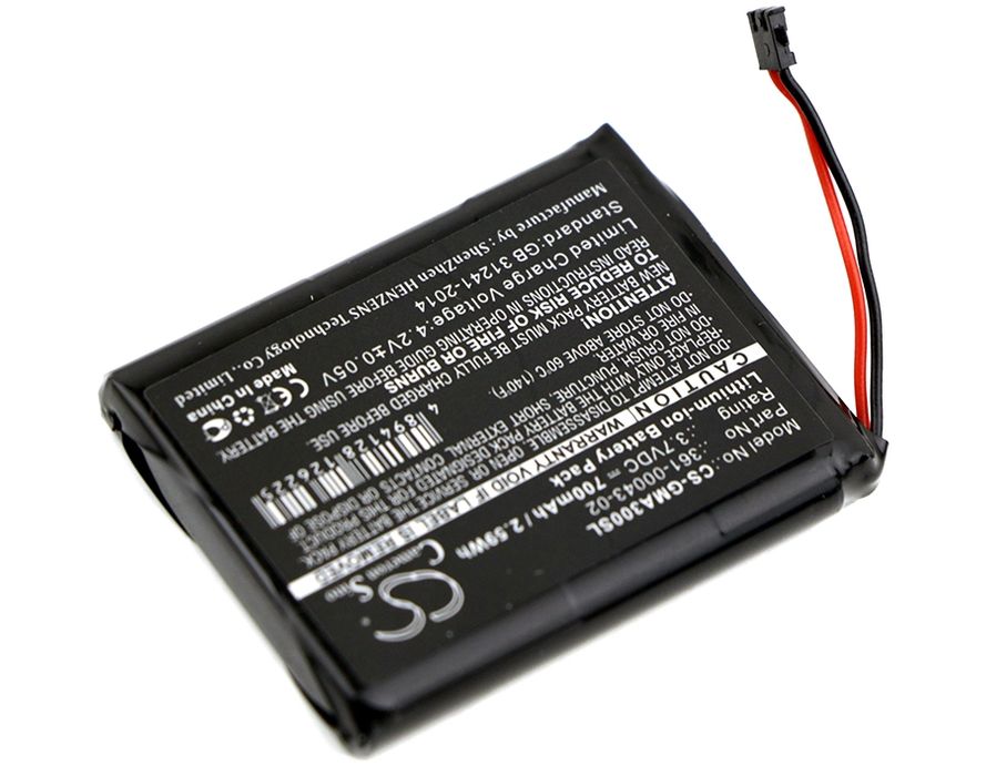 Garmin Approach G30 / 010-01690-00 Navigaattorin Akku 700 mAh
