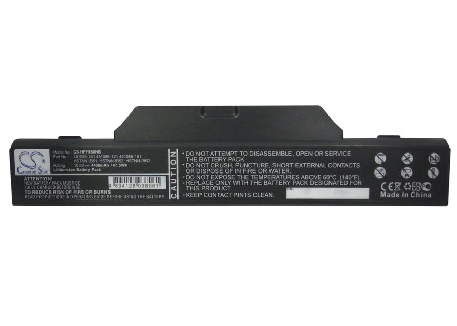 HP 550, Business Notebook 6720,  6730, 6735s, 6820s, 6830 4400 mAh yhteensopiva akku 