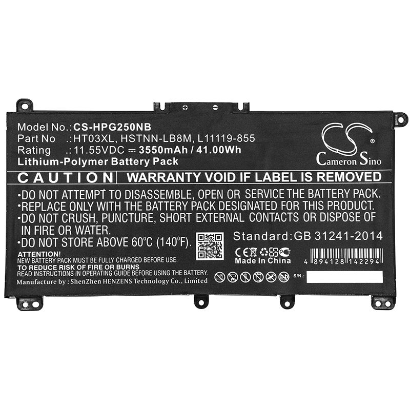 HP Pavilion 250 G7 akku HT03XL 3550mAh