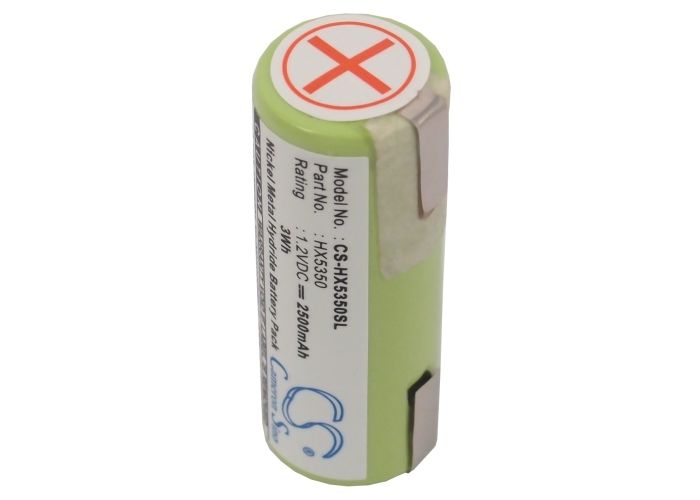 Braun 1008 sähköhammasharjan 2500 mAh 1,2v akku juotoskorvakkeilla