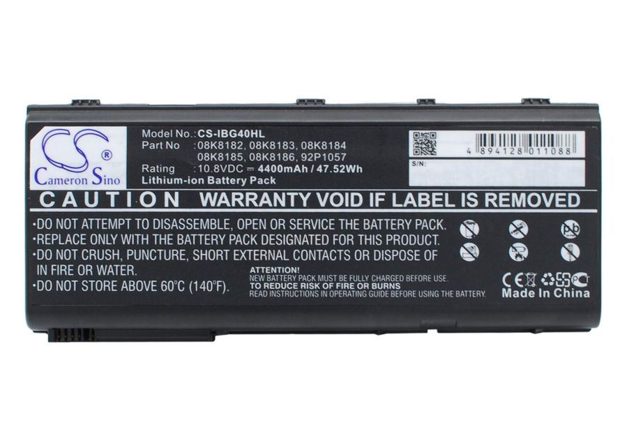 IBM ThinkPad G40, G41 akku 4400 mAh