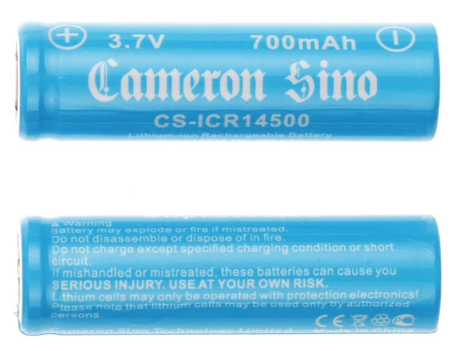 Cameron Sino 14500 Li-ion Akku 2kpl 700mAh